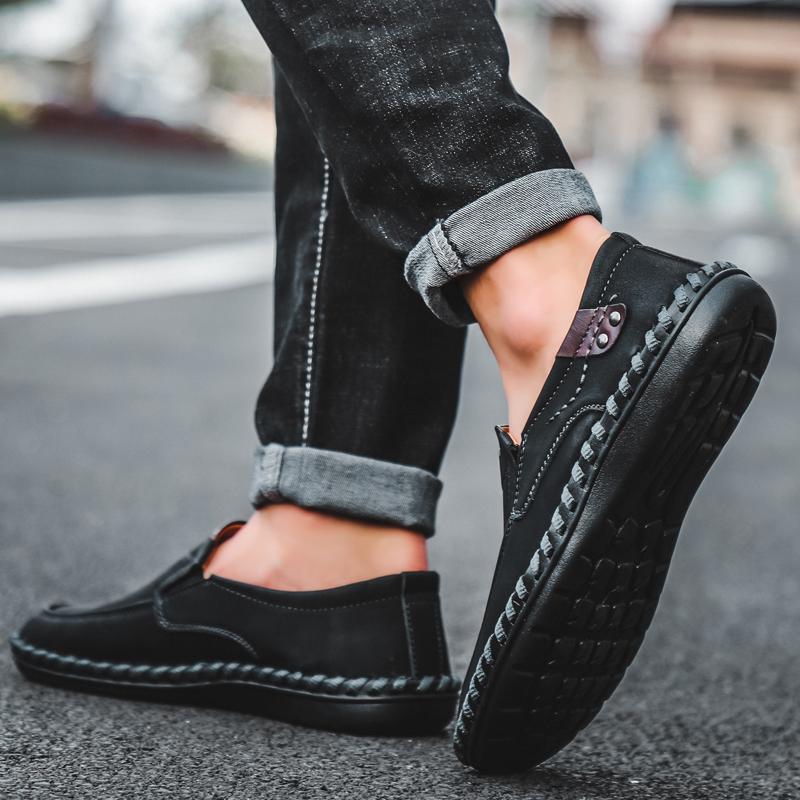 Размер 38–48. Мужские мокасины. Мужская обувь. Мужская повседневная обувь. Кожаная обувь ручной работы. Мужские лоферы.