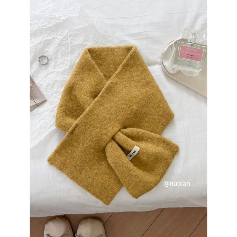 Womens Wool Blend Knit Infinity Scarf Winter Warm Soft Neck Wrap Cross Style