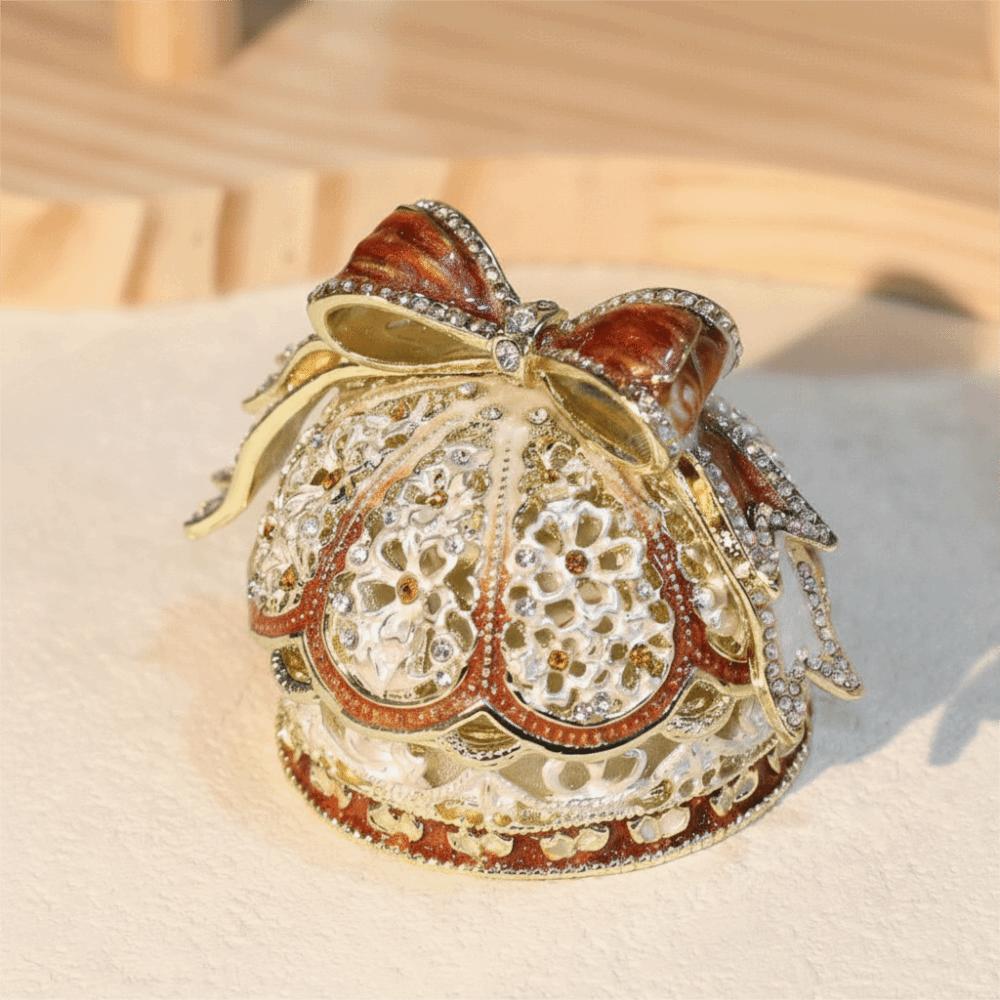 Desktop Design Enamel Color Crown Mini Size Ring Holder Creative Gift Box Room Decorations