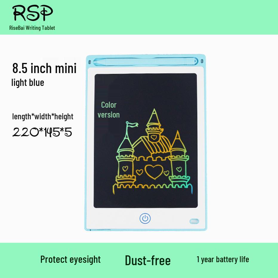 White LCD Drawing Board for Kids - 8.5", 10", 12" Educational Handwriting & Art Toy