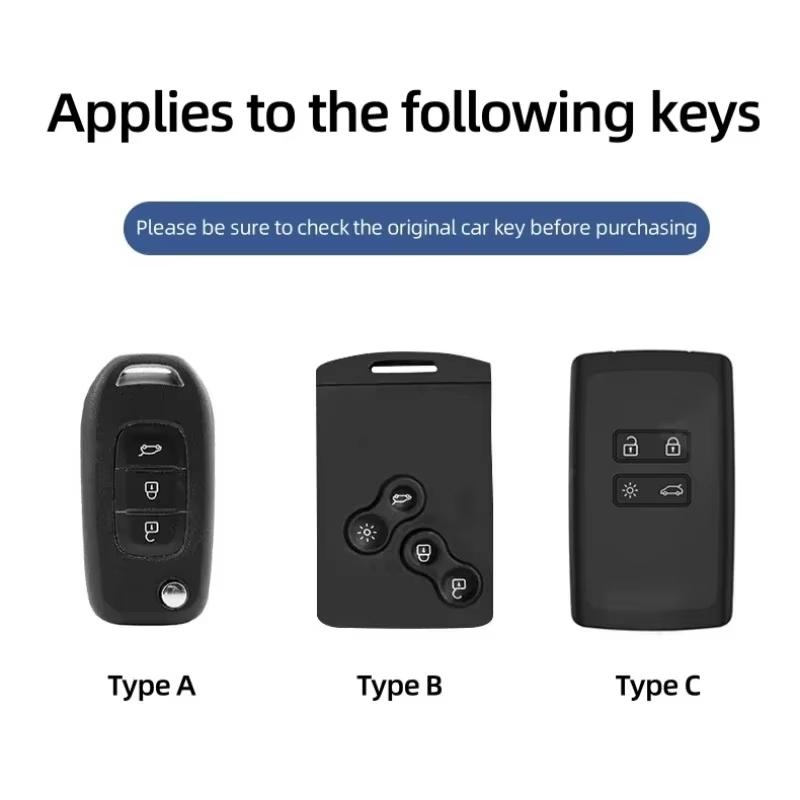 2026 Горячее Для Колпаков На Ступицу Автомобиля Renault Чехол Для Ключа Автомобиля Чехол Сумка Для Ключа Для Renault RS Scenic Clio Laguna 2 3 4 5 Kangoo Fluence Megane Trafic