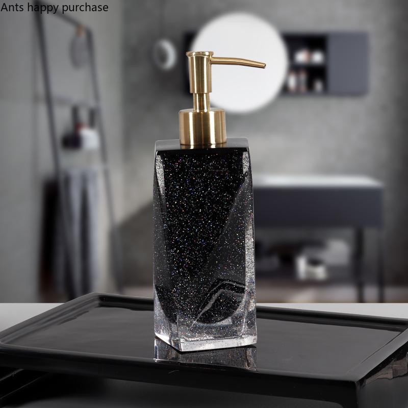 Набор из пяти предметов для ванной комнаты, набор для мытья из смолы, туалетные принадлежности для ванной, флакончик для лосьона, стаканчик для ополаскивателя для полости рта, держатель для зубных щеток, мыльница, поднос для хранения