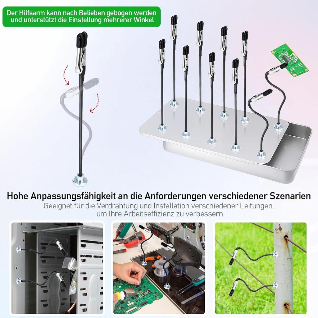 Seninga Магнитный зажим для рисования Палочки для рисования 16 шт. Подставка для инструментов для рисования Кейс для инструментов для рисования (Хранилище включено)