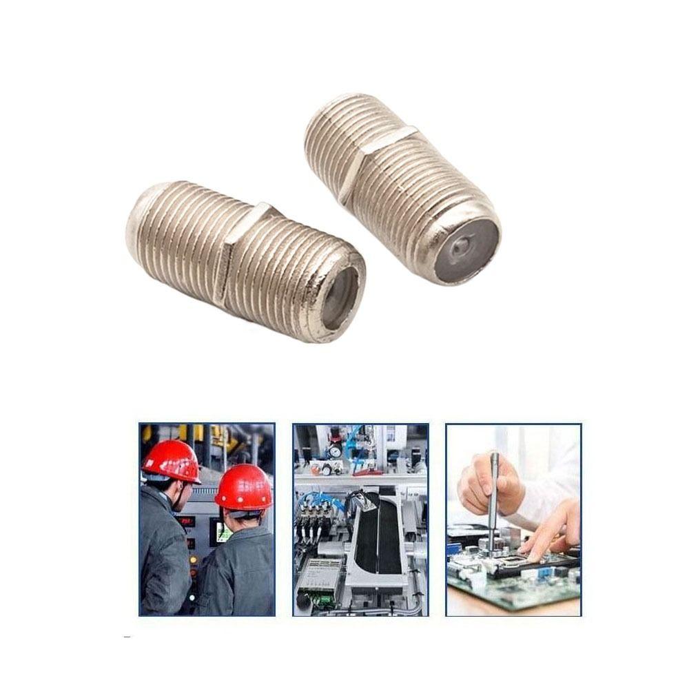 F Two-way Extension Cable Female F/F Jack Direct Connection F Female Straight Connector