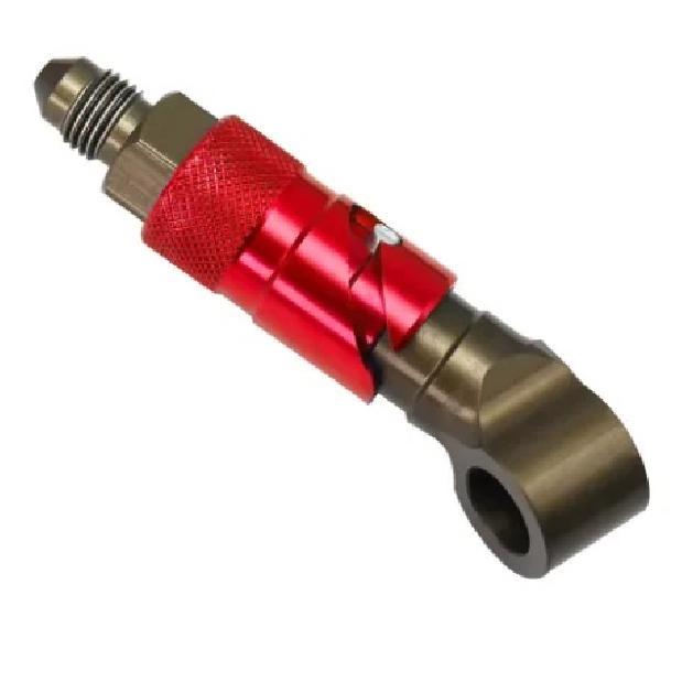 Quick-Release Brake Line Adapter Kit, Aluminum Motorcycle Brake Fluid Connector with Universal Fit for Honda/Yamaha Dirt Bikes