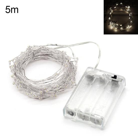 2/5/10 м Звездная струна Яркий гибкий световой провод Медная звездная струна Сказочный свет для свадьбы