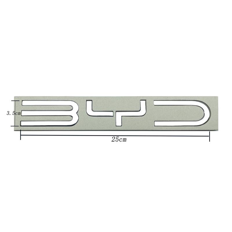 3D Хромированный Черный Логотип ABS Буквы Значок BYD Наклейка Наклейка На Багажник Автомобиля Для BYD SEAL QIN HAN SONG Plus ATTO3 SEAL U Аксессуары