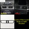 Window Lift Handle Bowl Dashboard Air AC Vent Gear Shift Cover Trim ABS Carbon Fiber / Matte Accessories For Mazda 3 2017 2018