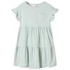 Mint Ruffle Sleeve Dress for Children 92/104/116/128/140