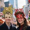 New Year Eve Party Supplies 2026 Glitter Tinsel Headband And Glasses Set for Happy New Year Party Celebration
