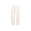 Li Ning Sports Trend Series Chang Le Wei Yang Solid Color Side Button Straight Leg Sports Pants Women Pants Off-White AKLSB50-1