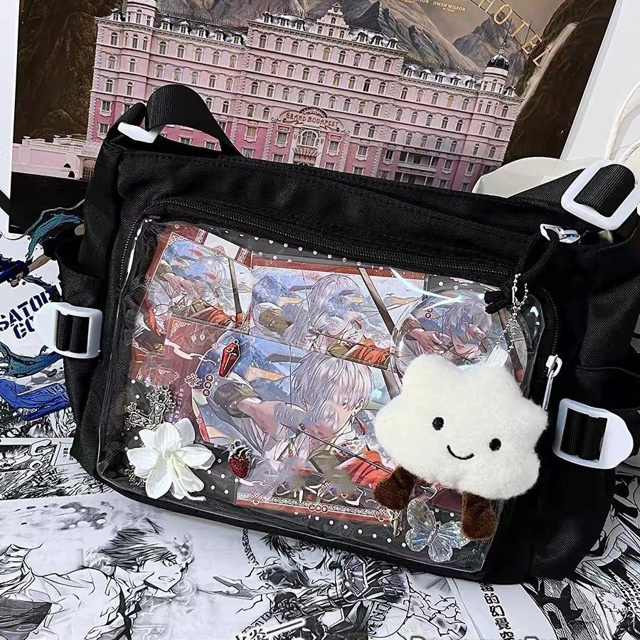 Ежедневная универсальная сумка Y2k Ульцзан Ita Bag Через плечо В класс Сумка через плечо Школьная сумка Харадзюку Для девочек Большая вместимость Повседневная Itabag