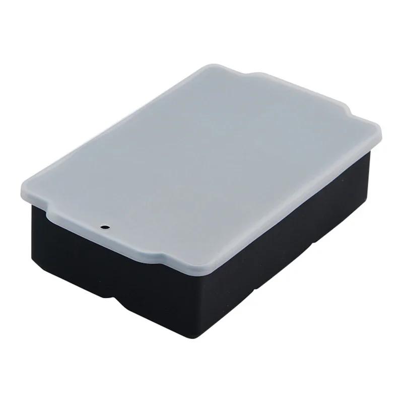6 Grid Ice Cube Tray Silicone Ice Cube Maker Square Silicone Molds for Ice Cube Mould Cocktail Whiskey Bar Kitchen Accessories