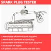 Автомобильный тестер свечей зажигания, 12 В, линейный тестер искры зажигания, проверка искры провода для Toyota и других автомобилей, диагностический тестер, инструмент
