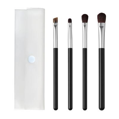 Кисть для макияжа KAI Cosmeup Cosme Up, кисть для теней для век Kumano, 4 шт., с футляром