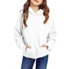 Children's Hoodie Boys And Girls Solid Color Long-sleeved Hooded Pocket Hoodie