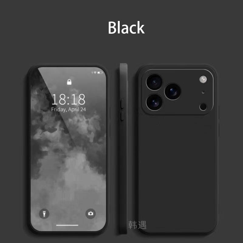 Ударопрочный чехол из ТПУ для iPhone 17 16 Pro Max Для iPhone 17Air 16 15 14 Pro Чехол Жидкий силикон Оригинальный ТПУ Защитный чехол 13Pro