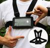 Designus Use Your Phone As Action Camera - Splash Proof & Secure Body Chest Phone Holder Mount Harness Strap