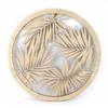 Openwork Round Wooden Frame To Decorate Foliage - Ø 40 Cm