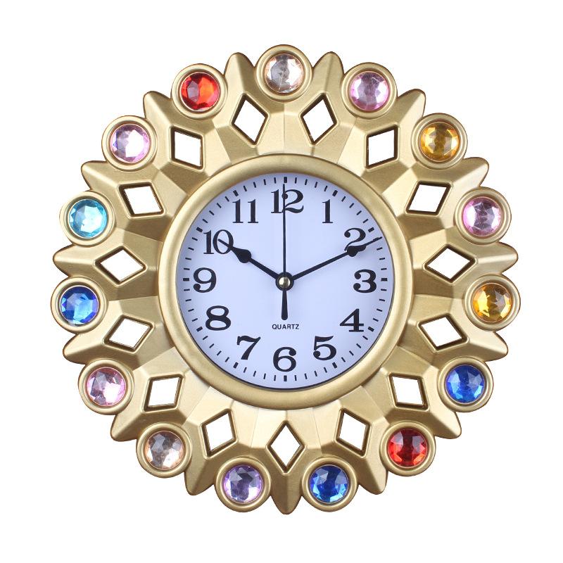 Часы Настенные часы Гостиная Бесшумные Домашние Простые Модные Кварцевые часы Настенные Подвесные Оригинальные