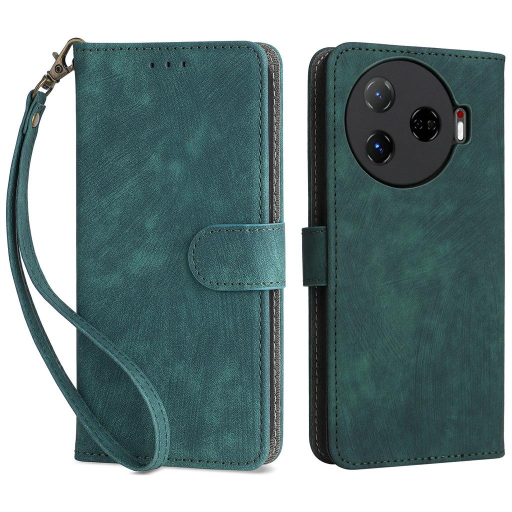 Для TECNO Camon 30 Pro 5G CL8 Чехол PU Кожаный Чехол для Телефона Фолио Кошелек с RFID-блокировкой