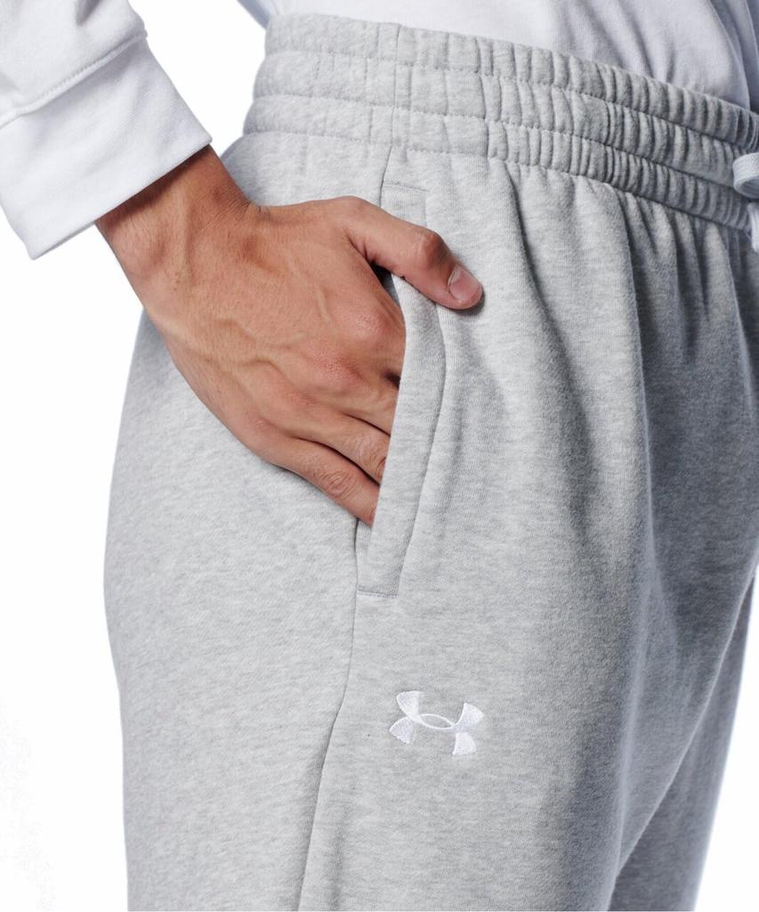 [Under Armor] Флисовые штаны-джоггеры UA Rival Мод Серый Светлый Хизер / / Белый XXL