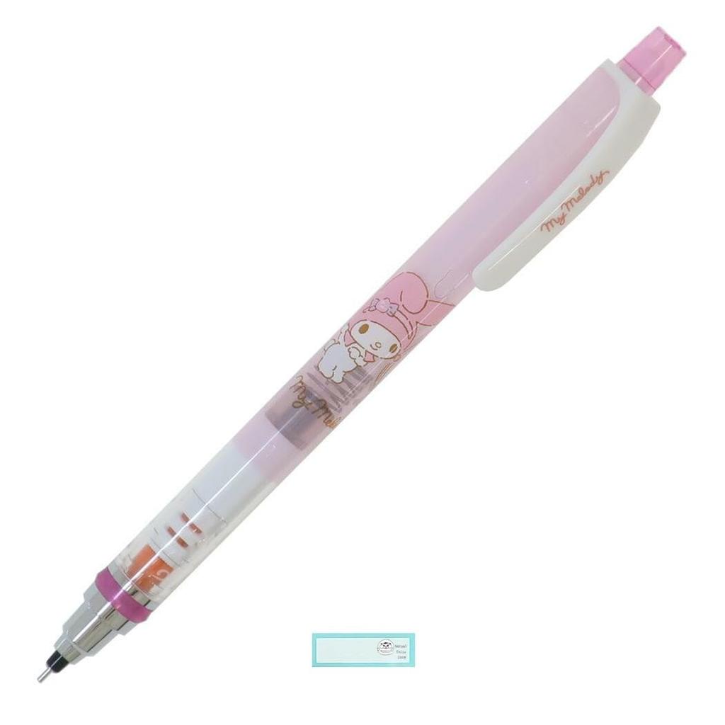 Механический карандаш Sanrio Механический карандаш Kurutoga Набор My Melody Имя 0,5 (Механический карандаш, наклейка)