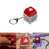Dazzling Acrylic Illuminated Keychain With Electronic Muyu Keyboard Wholesale Available
