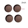4Pcs/set Non Slip Furniture Pads Rubber Chair Feet Stoppers Caster Cups  Couch/Chair/Bed Stoppers