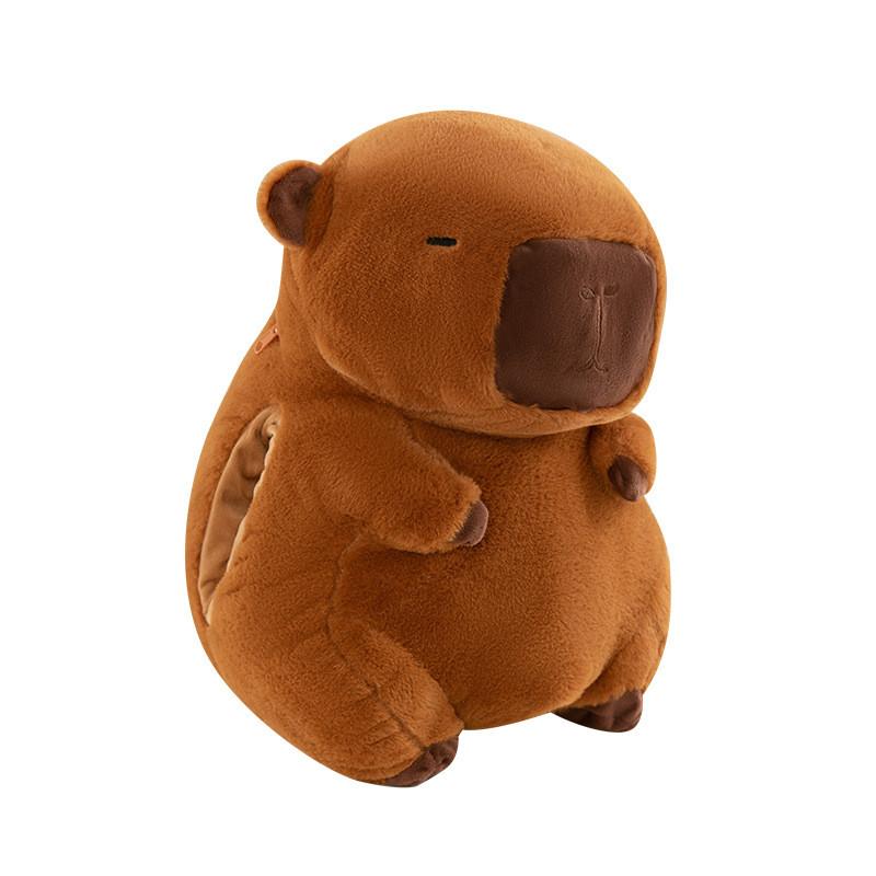 Warmer Capybara Hand Plush Toy Stuffed Animal Doll Cute Decoration Kids Gift