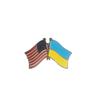 Брошь с украинским, американским флагом, значок, украшение для одежды, аксессуары для одежды