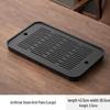 WQ Chinese Style Wooden Tea Tray with Dual Drainage