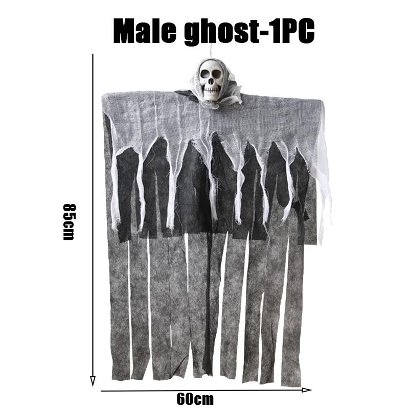 Halloween Hanging Ghost Skeletons Outdoor Decor Glow In the Dark Haunted House Props Scary Party Yard Decoration Supplies