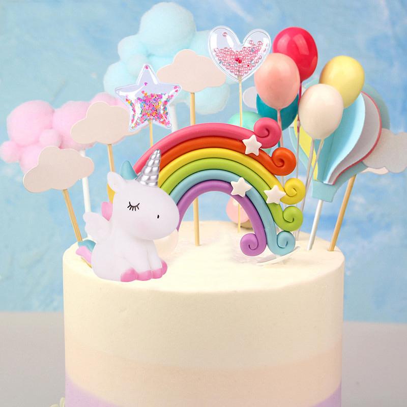 Unicorn Decoration Birthday Party Decor Kids Unicorn Disposable Tableware Set Unicornio Baby Shower Girl Birthday Party Supplies