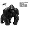 Sophisticated Space Styling 3D Printed Gorilla Sculpture Ornament Minimalist Modern Art Figurine with Textured Detailed Texture Eco-Friendly Decor for