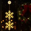 Hanging Christmas Window Lights Suction Cup Design Sucker Lamp  New Year Celebration