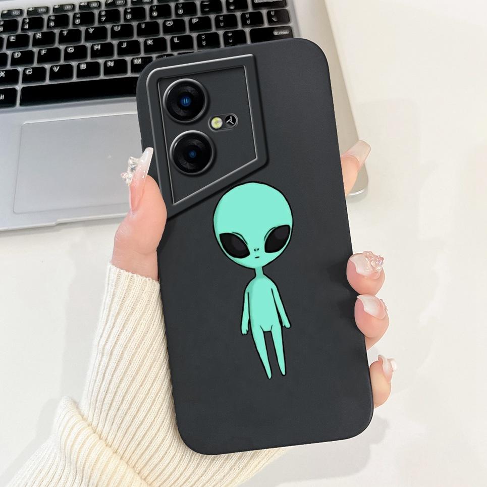 Чехол для Tecno Pova Neo 3 Pova Neo3 LH6n Задняя крышка Настроение Ночь Авокадо Роскошный Готический Узор Мягкий Силикон Корпус Fundas
