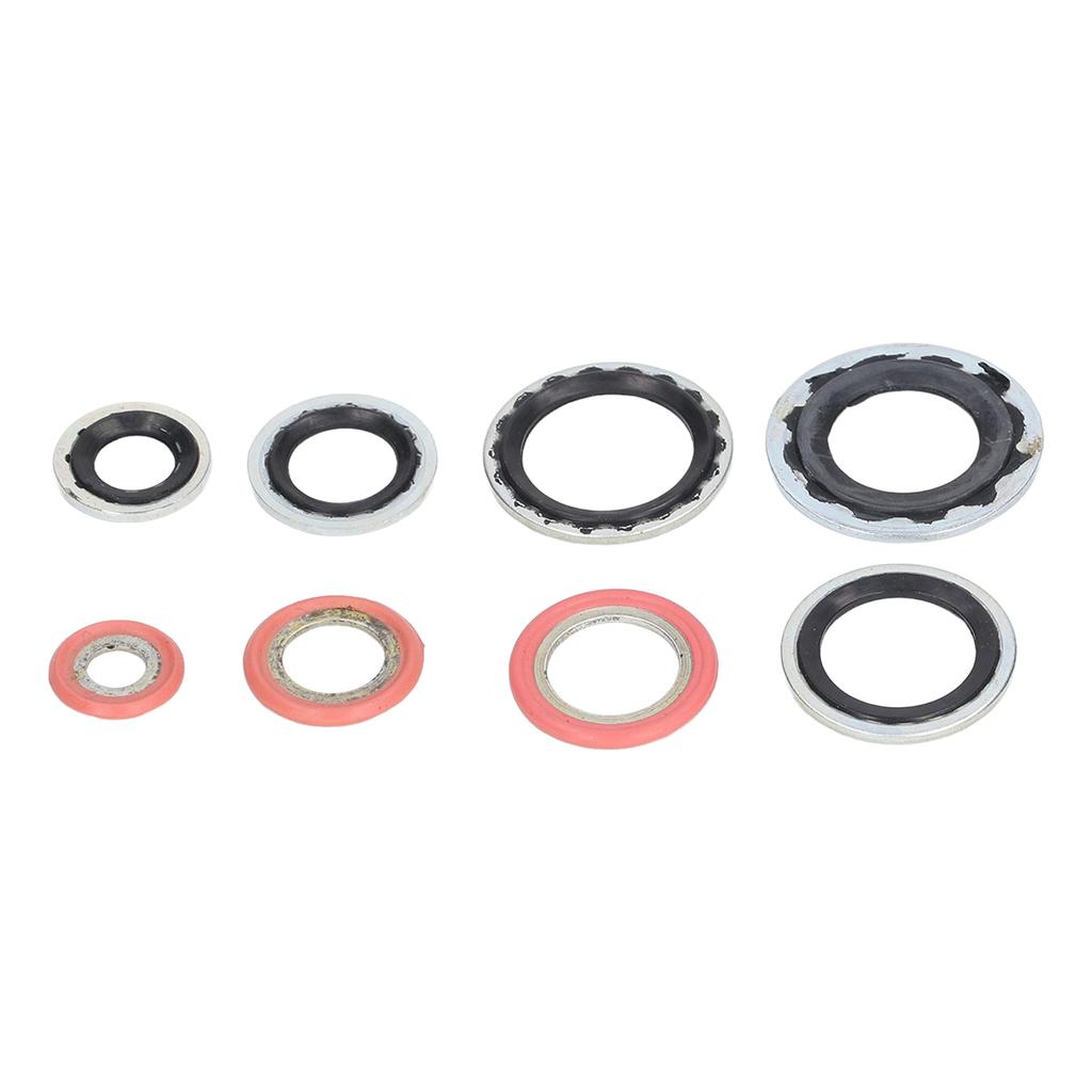 40 шт. уплотнительное кольцо для системы кондиционирования воздуха, комплект прокладок для кондиционера, комплект шайб для уплотнения порта компрессора переменного тока