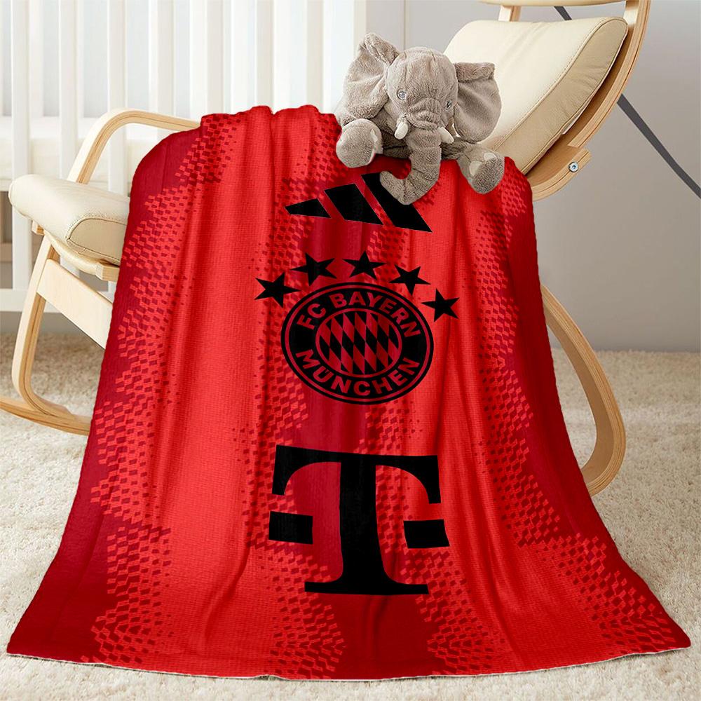 Bayern Munich Blanket Warmthful Decor Perfect for Bedding Chair Livingroom for All Seasons Stylish Decor Ideal Gift For Birthday Valentine'S Day