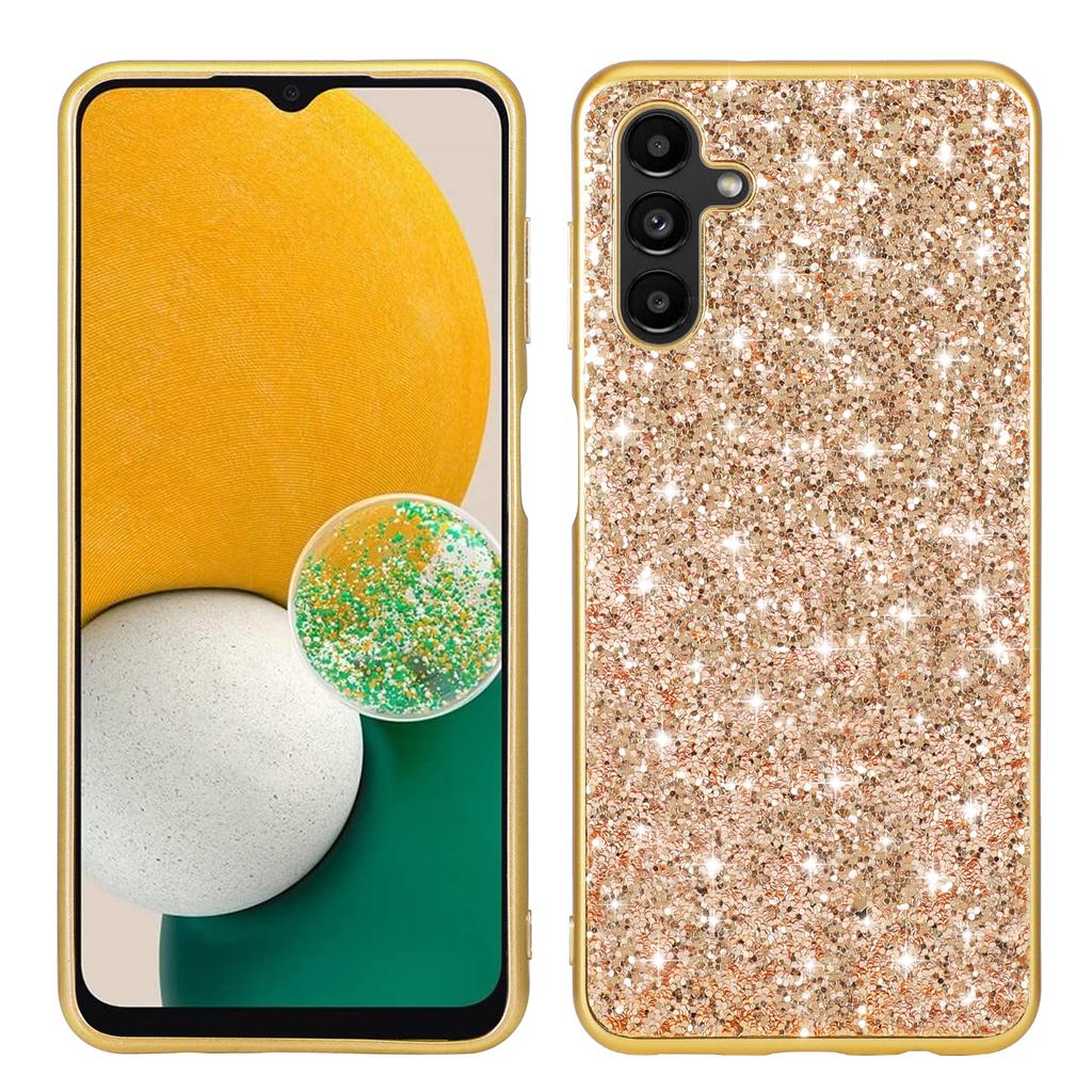 Для Samsung Galaxy A56 5G Чехол ТПУ + ПК Сверкающий Блестящий Задняя Крышка Телефона