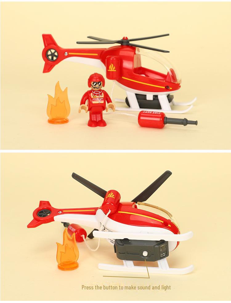 Магнитная многофункциональная машинка Томас: Машины скорой помощи и полиции, совместимые с деревянными рельсами