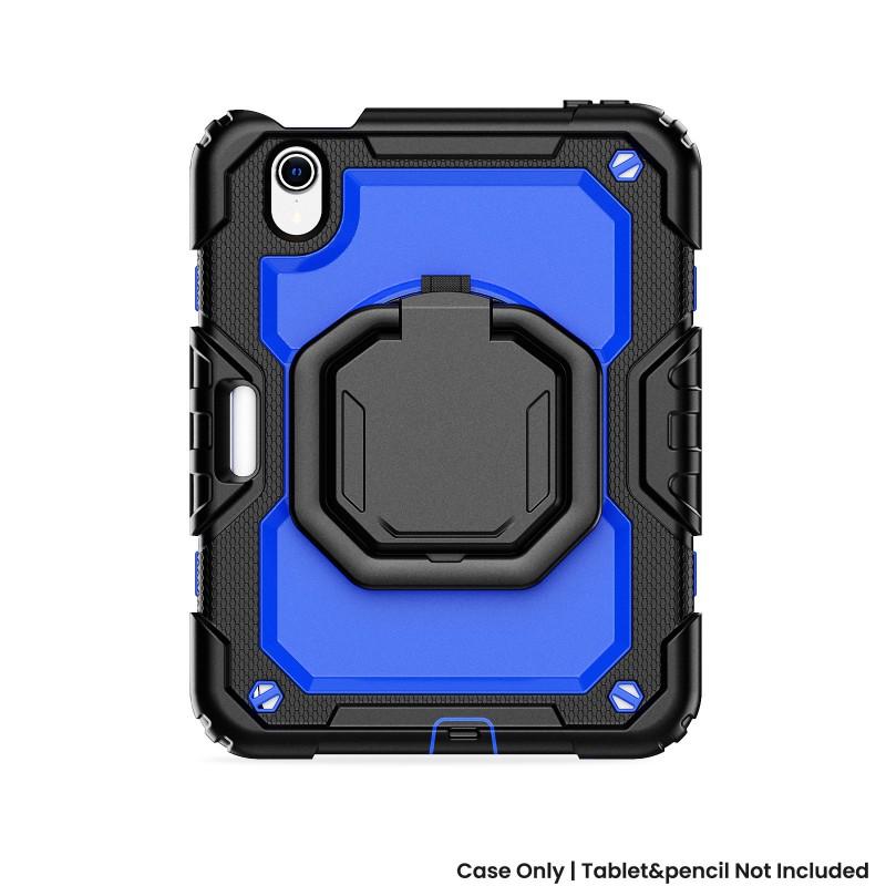 IPad Mini 6/7 Case 360 Rotating Stand Shockproof Silicone Cover Portable Hand Strap Anti-Scratch Drop Protection
