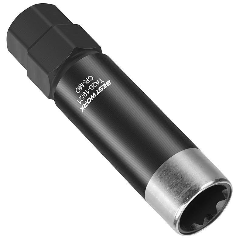 10 Spline Lug Nut Key, 10 Spline Lug Nut Socket With 21Mm & 22Mm Hex Drive, Double Layer Reinforcement, Replacement For TA23-21/22