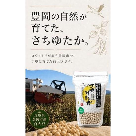 Domestic Soybeans 1kg Sachiyutaka White Reduced Pesticide Use Cultivation Period Not Used Kounotori Nurturing 2023 Harvest