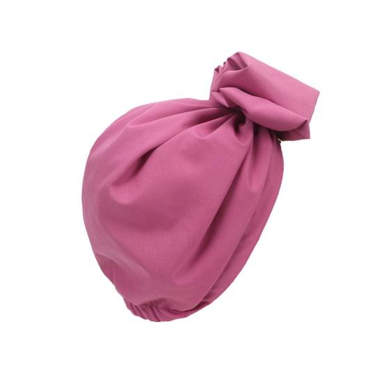 Тюрбан шляпа ретро французский стиль цветочный декор женская шляпа однотонный цвет дышащий