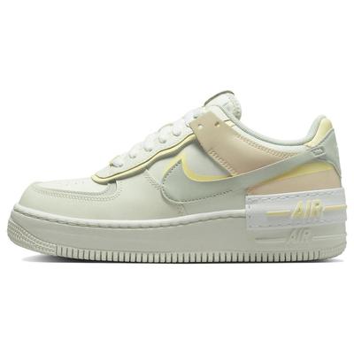 Air Force 1 Shadow Pearl White Citron Tint Женские кроссовки Кремовый Парус Светло-Серебристый DR7883-101