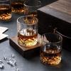 Lazysong Whiskey Rocks Brandy Birthday Crystal 330ml Glass, Glass, Glass, Clear, Father's Day, Gift, Glass,