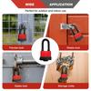 Сверхпрочный водонепроницаемый навесной замок, уличный водонепроницаемый противоугонный замок, уличный противовзломный замок для грузовиков, балконный оконный замок