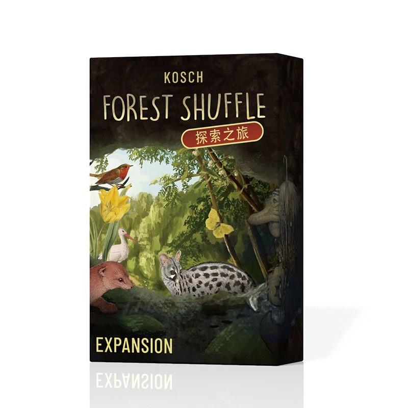 Карточная игра Forest Shuffle с дополнениями для семейного развлечения и стратегической игры
