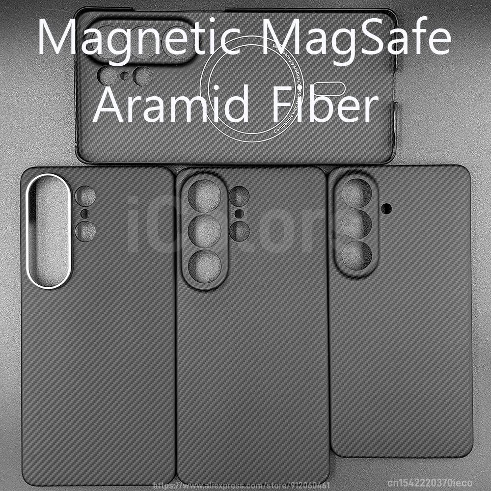 For Samsung Galaxy S25 S26 Ultra/S26 S25 Plus/S26 S25 Edge Genuine Carbon Fiber Aramid Case Ultra Thin Protective Cover